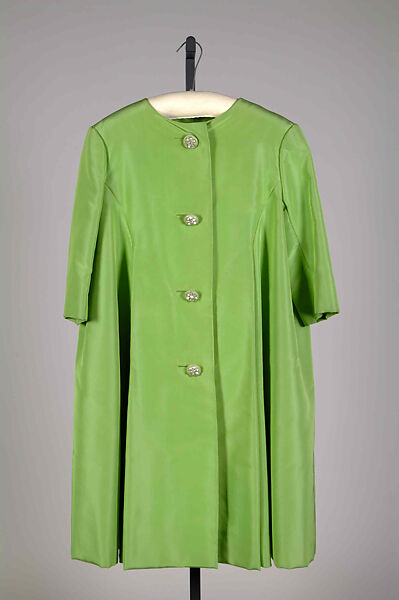 Evening coat, House of Givenchy (French, founded 1952), Silk, French 