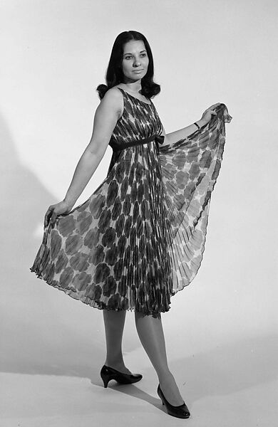 Cocktail dress, Mainbocher (French and American, founded 1930), Silk, American