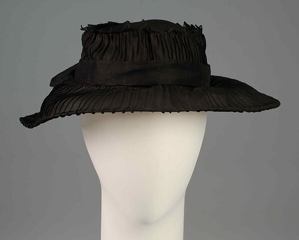 Hat, House of Lanvin (French, founded 1889), Cotton, wire, French 