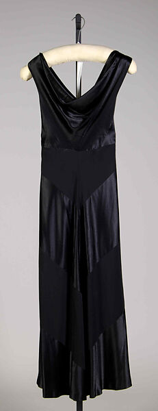 Evening dress, Silk, American