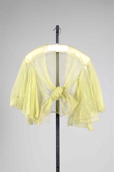 Evening jacket, Silk, American 