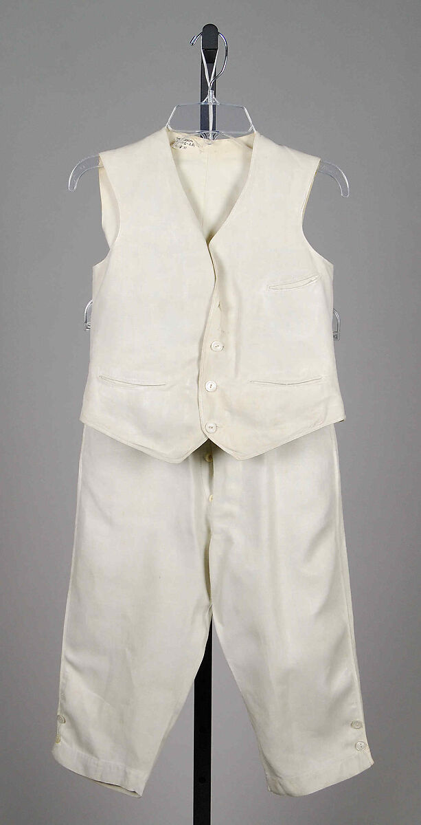 Suit, Linen, American