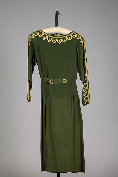 Dress, Attributed to Valentina (American, born Kyiv 1899–1989), Silk, American 