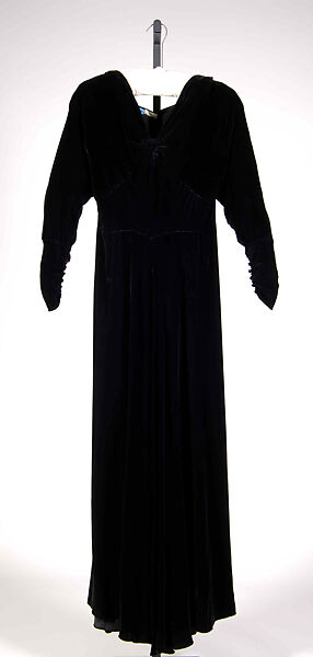 Evening dress, Valentina (American, born Kyiv 1899–1989), Silk, American 