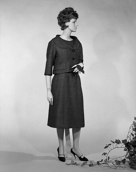 Suit, House of Dior (French, founded 1946), Wool, French