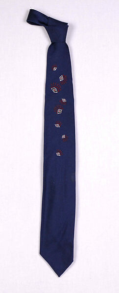 Necktie, Pablo Picasso (Spanish, Malaga 1881–1973 Mougins, France), Silk, French 