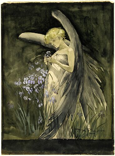 Fairy in Irises