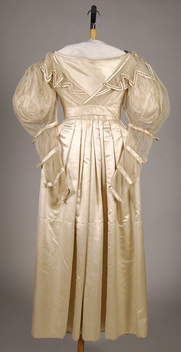 Wedding Dress, Silk, American 