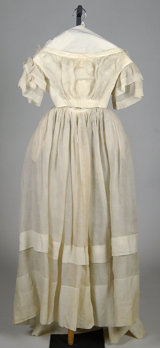 Wedding Dress, Cotton, American 