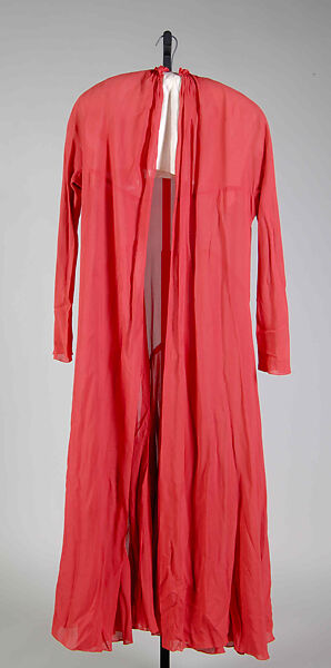 Evening coat, House of Vionnet (French, active 1912–14; 1918–39), Silk, French 