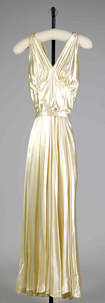Evening dress, Synthetic, probably American 