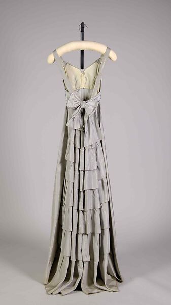 Evening dress, Attributed to Fira Benenson (American, born Baku, Russia 1898–1977 New York), Silk, American