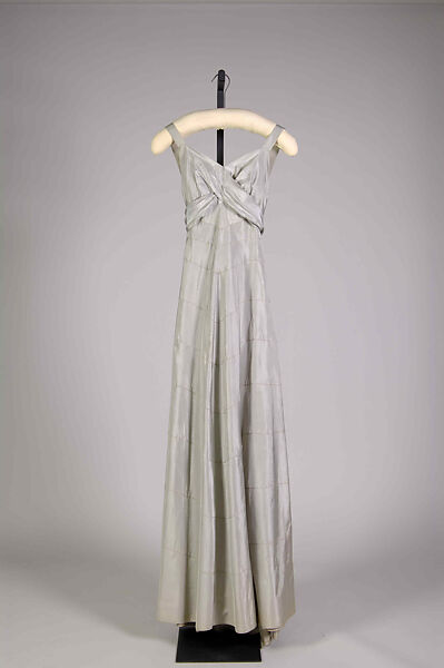 Evening dress, Attributed to Fira Benenson (American, born Baku, Russia 1898–1977 New York), Silk, American 