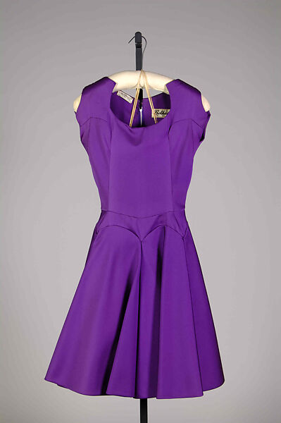 Cocktail dress, Marguery Bolhagen (American, Carlisle, Pennsylvania 1920–2021 Napa, California), Silk, American 