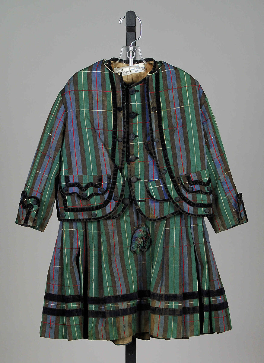 Suit, Wool, cotton, American