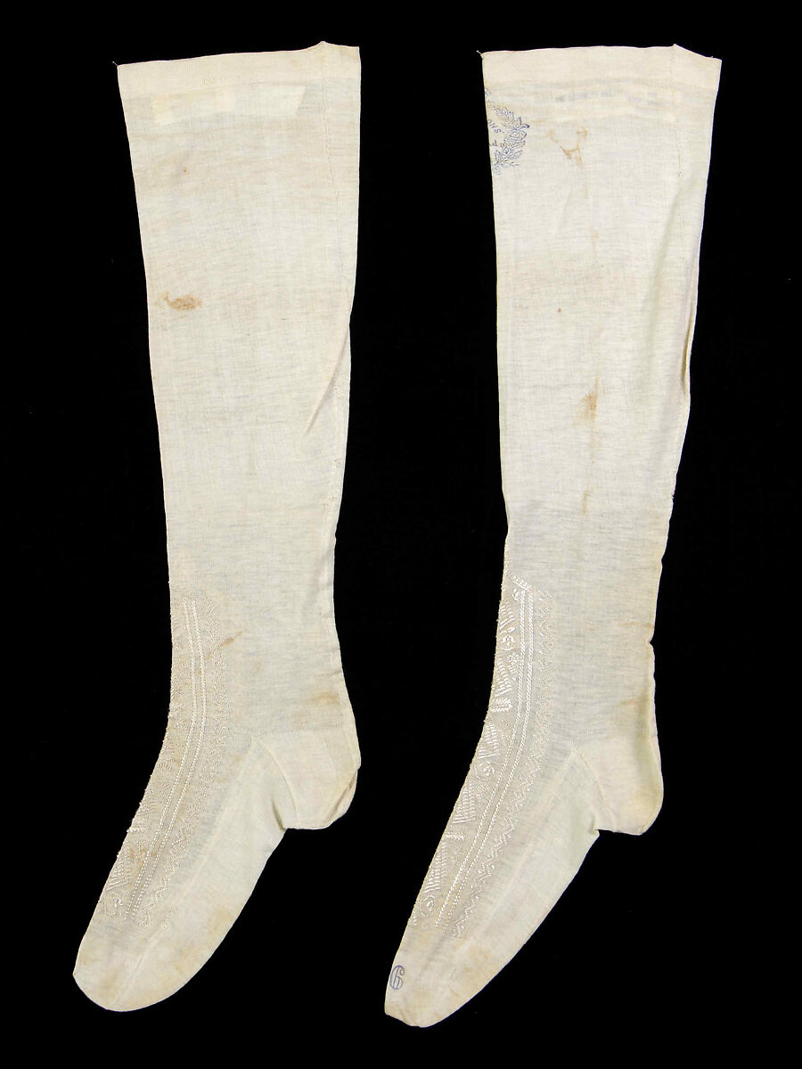 Stockings, C. Pecker &amp; Sons, Cotton, silk, British 