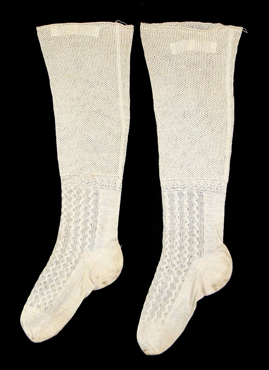 Wedding stockings, Cotton, American 