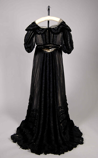 Evening dress, Vincent et Cie, Silk, French