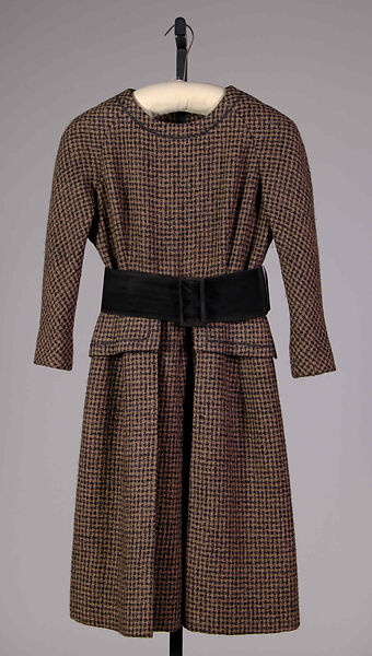 "Chasse en Ecosse", House of Dior (French, founded 1946), Wool, leather, French 
