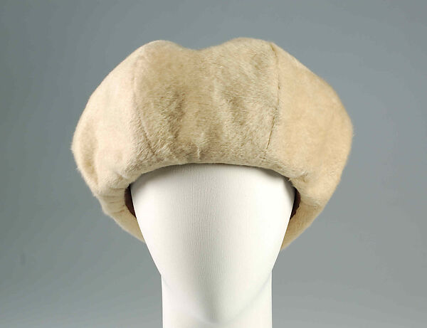 Hat, House of Balenciaga (French, founded 1937), Wool, Spanish 