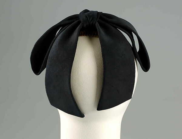Hat, Possibly Halston (American, Des Moines, Iowa 1932–1990 San Francisco, California), Leather, American 