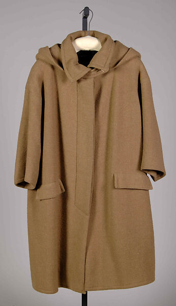 Coat, House of Balenciaga (French, founded 1937), Wool, Spanish 