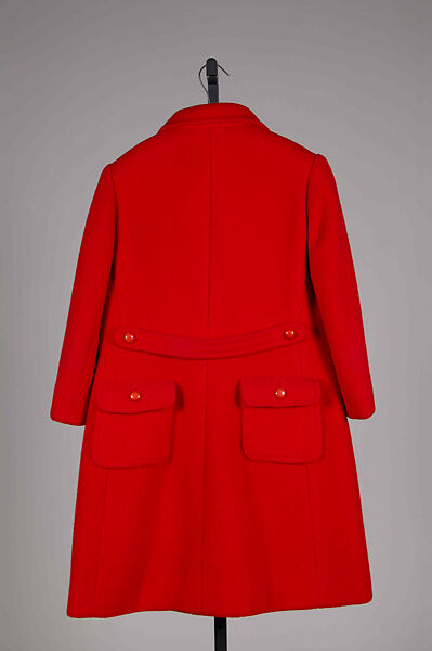 Coat, House of Givenchy (French, founded 1952), Wool, French
