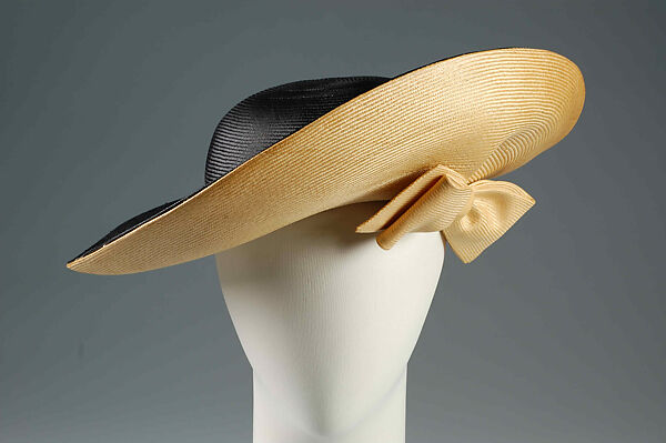 Hat, Adolfo (American, born Cuba, Cárdenas 1923–2021 New York), Straw, American 