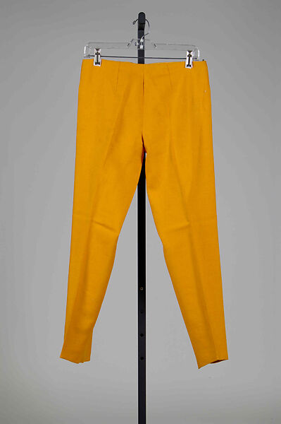 Trousers, Linen, silk, American 
