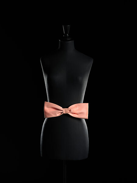 Cocktail belt, Probably House of Balenciaga (French, founded 1937), Silk, French