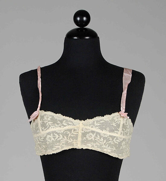 Brassiere, Silk, cotton, American 