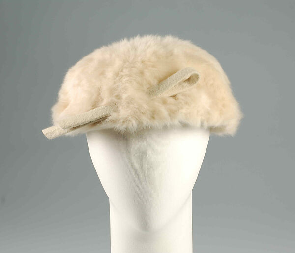 Hat, House of Balenciaga (French, founded 1937), Wool, French 