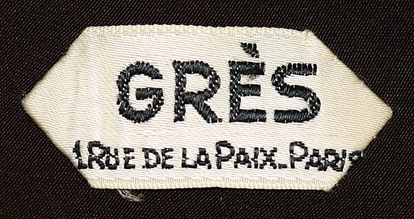 "Toga", Madame Grès (Germaine Émilie Krebs) (French, Paris 1903–1993 Var region), Silk, paste stones, French
