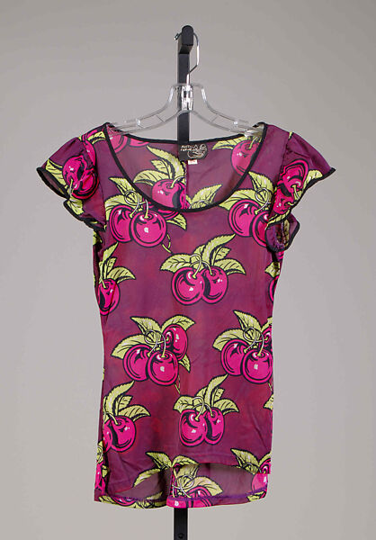 Blouse, Betsey Johnson (American, born Wethersfield, Connecticut, 1942), Synthetic, American 