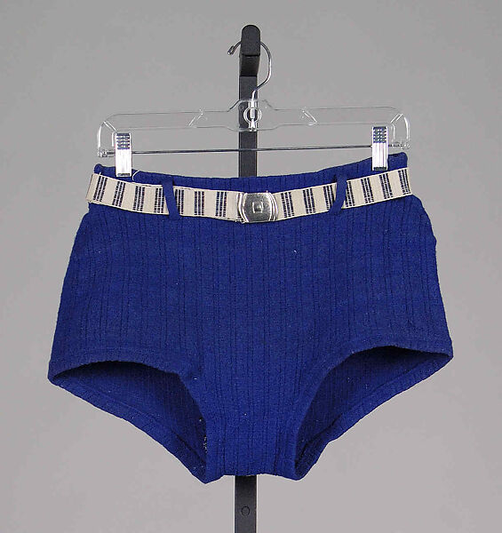 Bathing trunks, Gantner &amp; Mattner, Wool, cotton, metal, American 