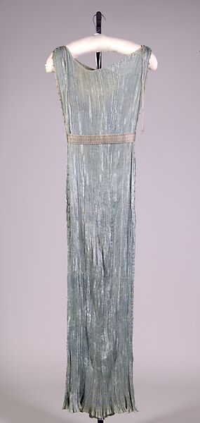 "Delphos", Fortuny (Italian, founded 1906), Silk, glass, Italian 