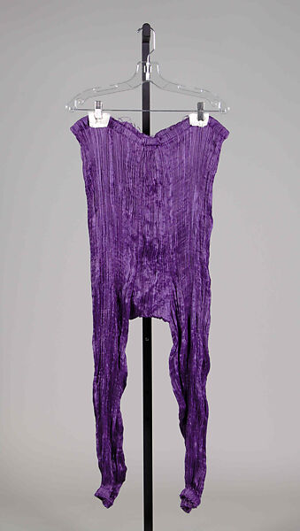 Evening trousers, Fortuny (Italian, founded 1906), Silk, Italian 