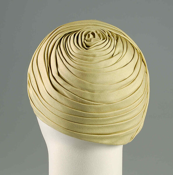 Hat, House of Givenchy (French, founded 1952), Silk, French