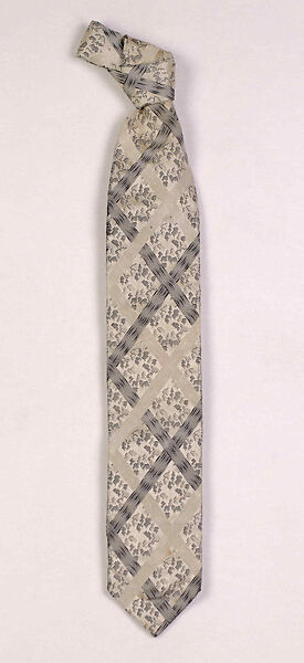 Necktie, B. Altman &amp; Co. (American, 1865–1990), Silk, American 