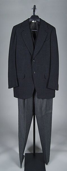 Morning suit, Wetzel (American, founded 1874), Wool, silk, American 