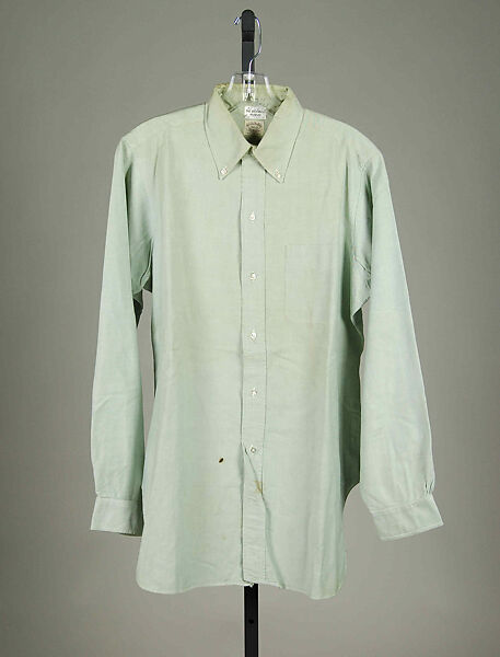 Shirt, Brooks Brothers (American, founded 1818), Cotton, American 