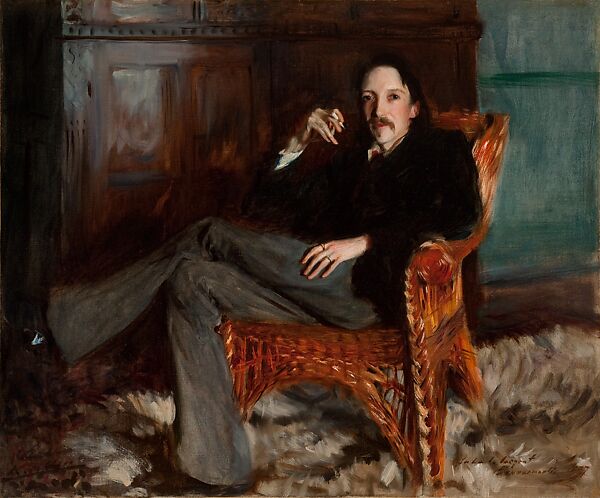 Robert Louis Stevenson, John Singer Sargent (American, Florence 1856–1925 London), Oil on canvas, American 