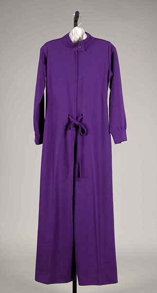 Jumpsuit, Yves Saint Laurent (French, founded 1961), Wool, French 