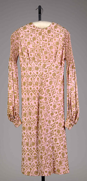 Cocktail dress, Attributed to Thea Porter (British (born Israel), Jerusalem 1927–2000 London), Cotton (?), British 