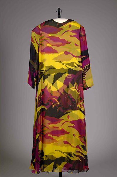 Evening dress, Tzaims Luksus (American, born 1932), Silk , American 