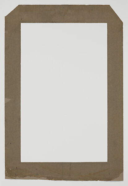 Design for a landscape window with moose, Louis C. Tiffany (American, New York 1848–1933 New York), Watercolor and opaque watercolor, and graphite on paper mounted on paperboard, American