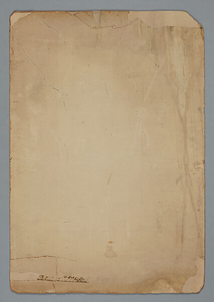 Design for a landscape window with moose, Louis C. Tiffany (American, New York 1848–1933 New York), Watercolor and opaque watercolor, and graphite on paper mounted on paperboard, American