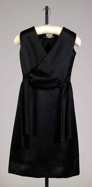 Cocktail dress, House of Givenchy (French, founded 1952), Silk, wool, French 