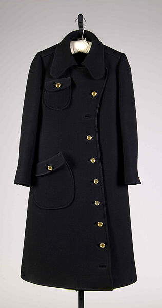 Coat, André Courrèges (French, Pau 1923–2016 Neuilly-sur-Seine), Cotton, French 