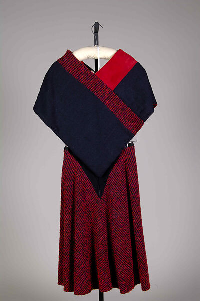 Ensemble, Hawes Incorporated (American, 1928–40; 1947–48), Wool, silk, leather, American